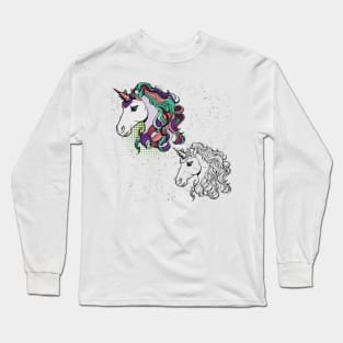 Magical Cute Unicorn Long Sleeve T-Shirt